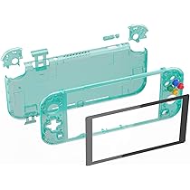 Nintendo Switch Lite カスタム　クリアブラック eXtremeRate Nintendo Switch Lite用交換フルセットシェル＆ABXY